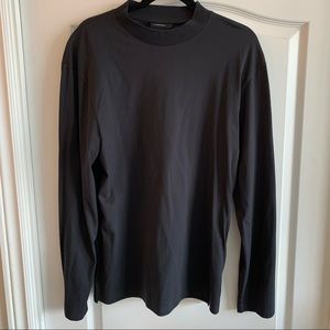 J. Lindeberg Junip Rips Mockneck
Cotton Tee In Black Large